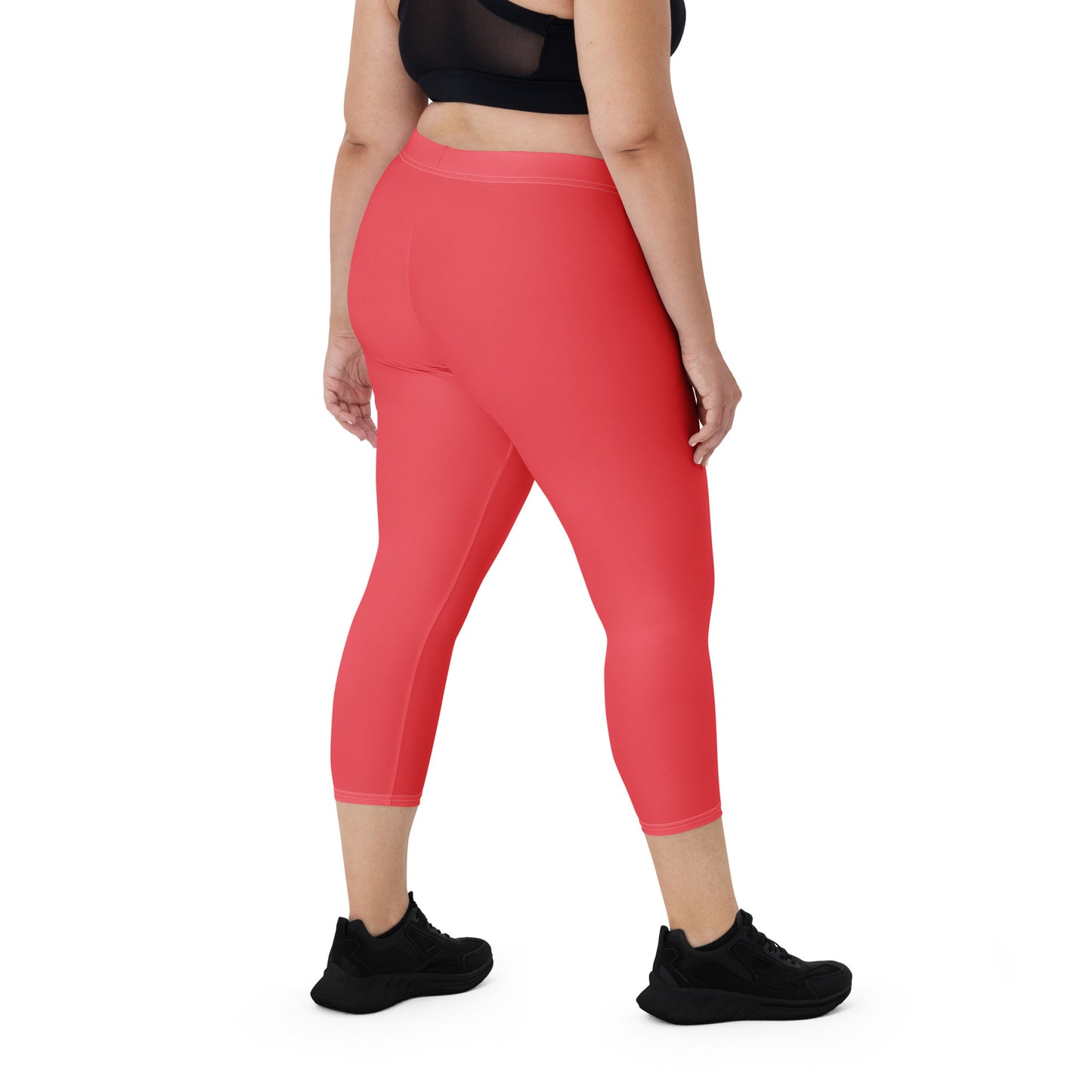 Scarlet Bomb Women's Capri Leggings - FLAKOUT