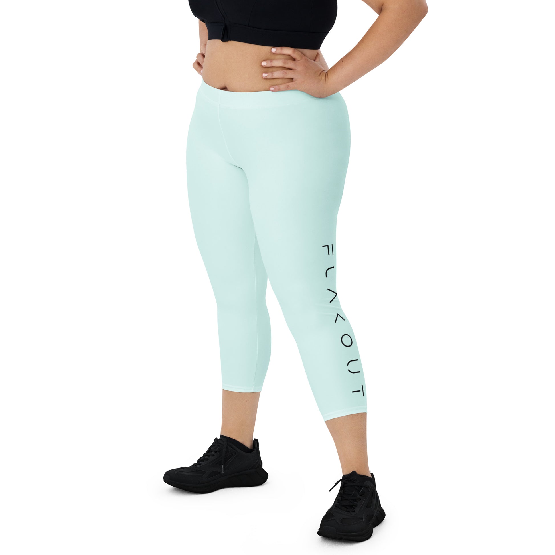 Polar Pearl Women's Capri Leggings - FLAKOUT