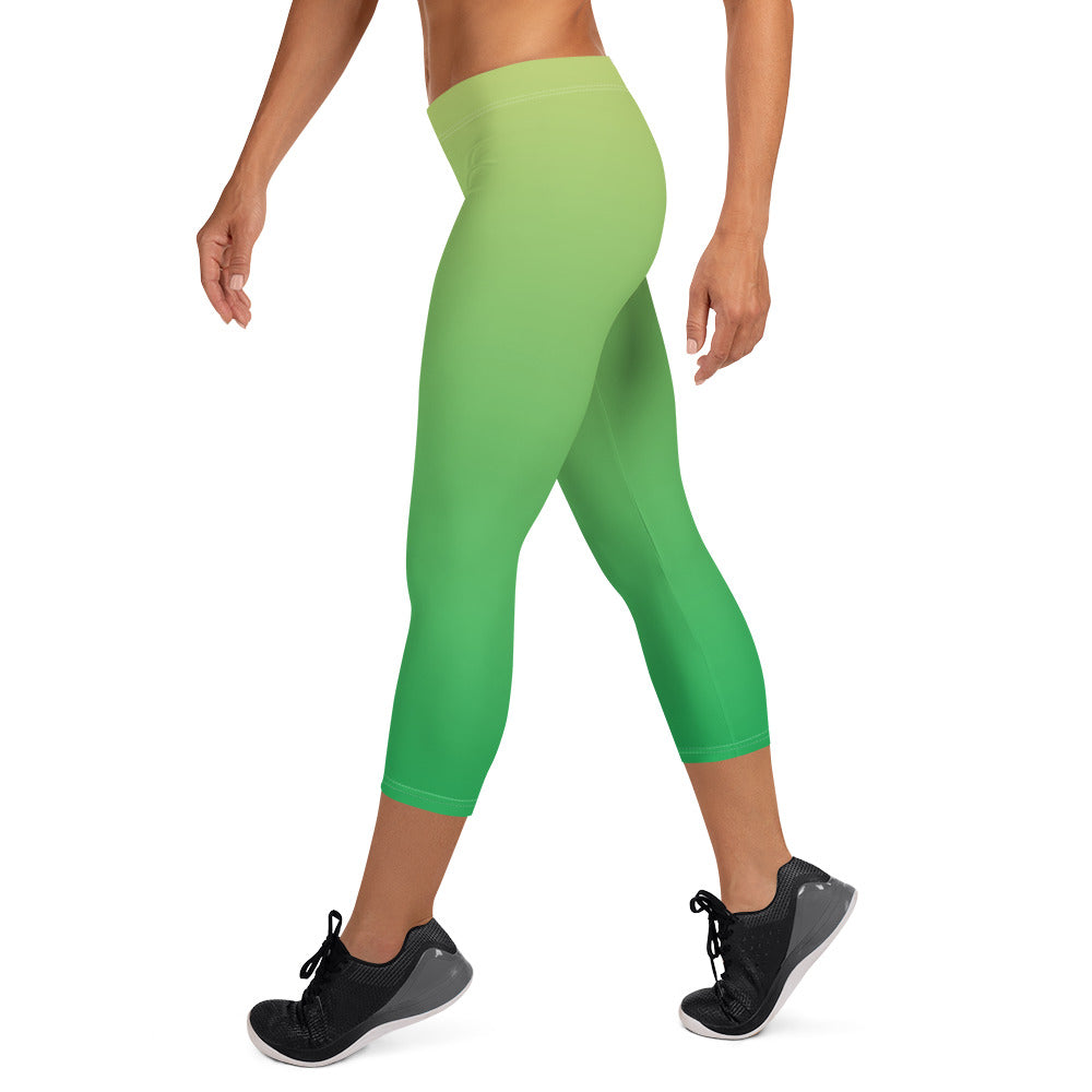 Jungle Hue FLAKOUT Sport Women's Capri Leggings - FLAKOUT