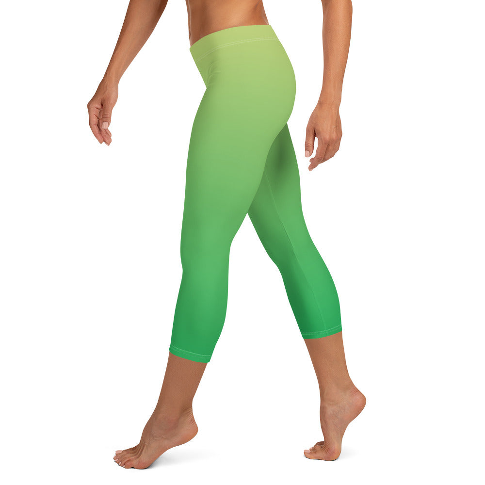 Jungle Hue FLAKOUT Sport Women's Capri Leggings - FLAKOUT