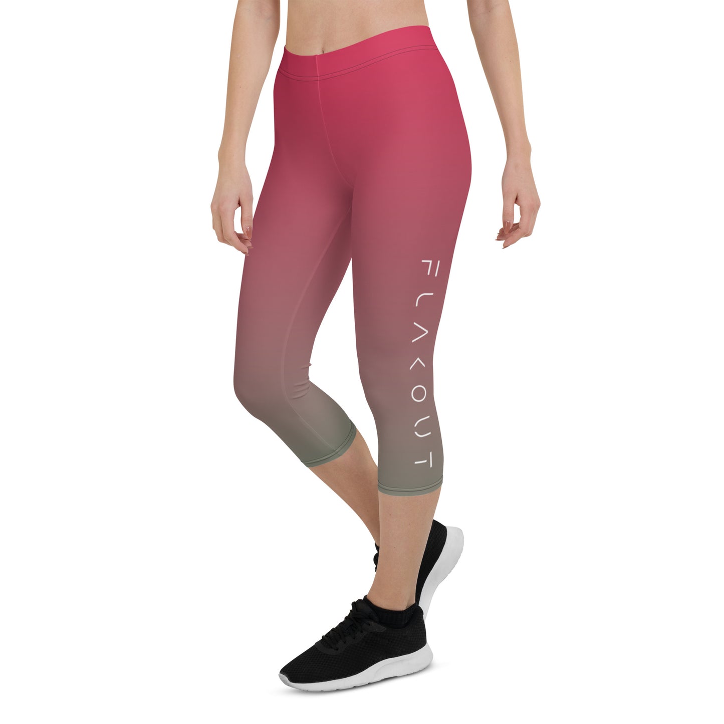 Lush Flamegrass Women's Capri Leggings - FLAKOUT