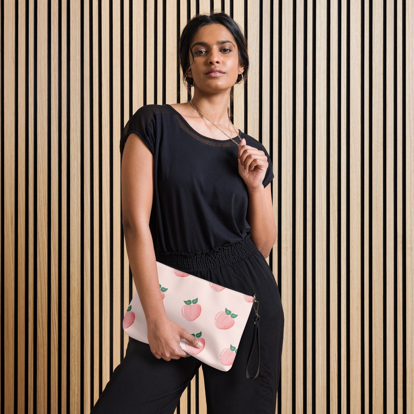 Peach Nectar Leather Crossbody Bag - FLAKOUT