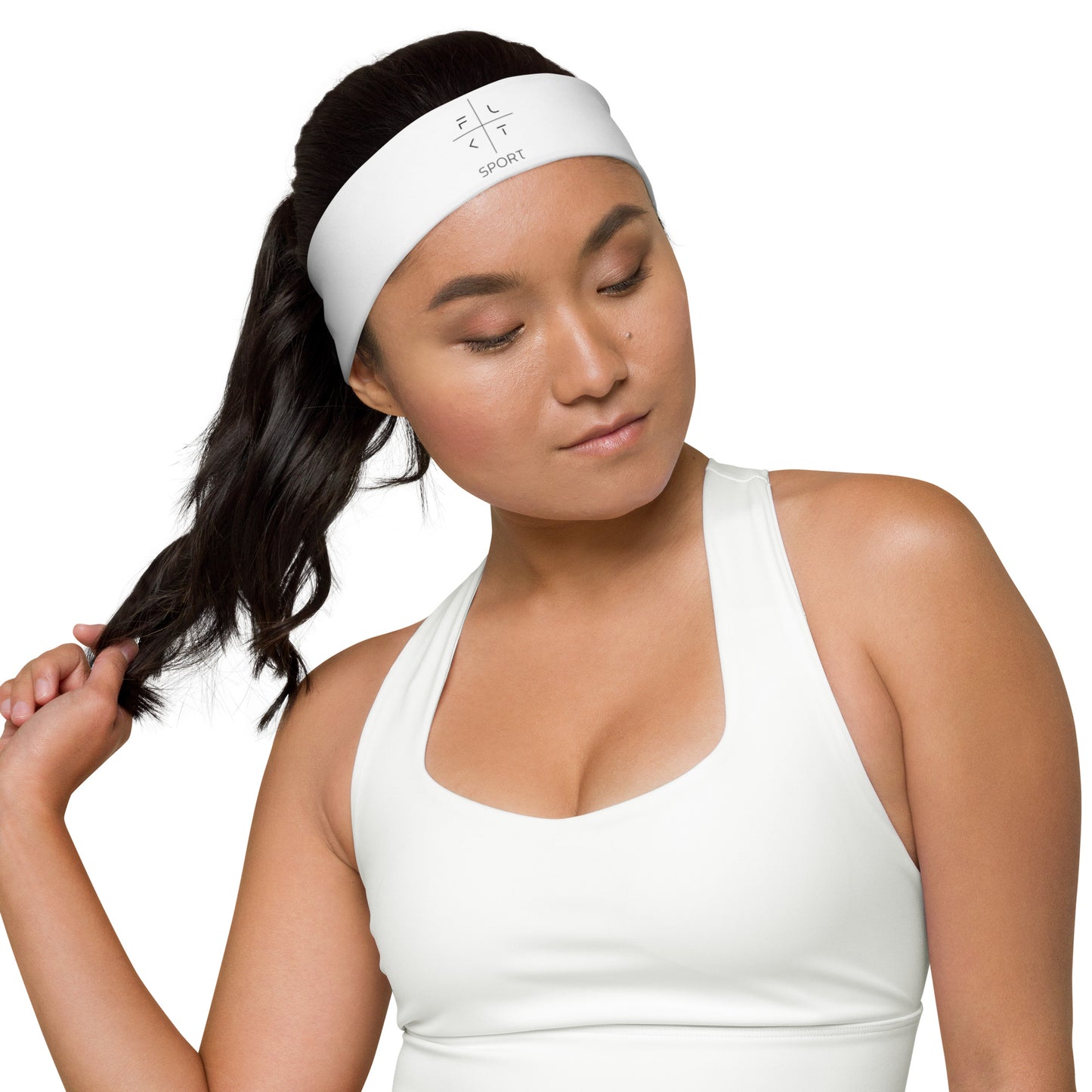 FLAKOUT Sport Unisex Headband - White - FLAKOUT