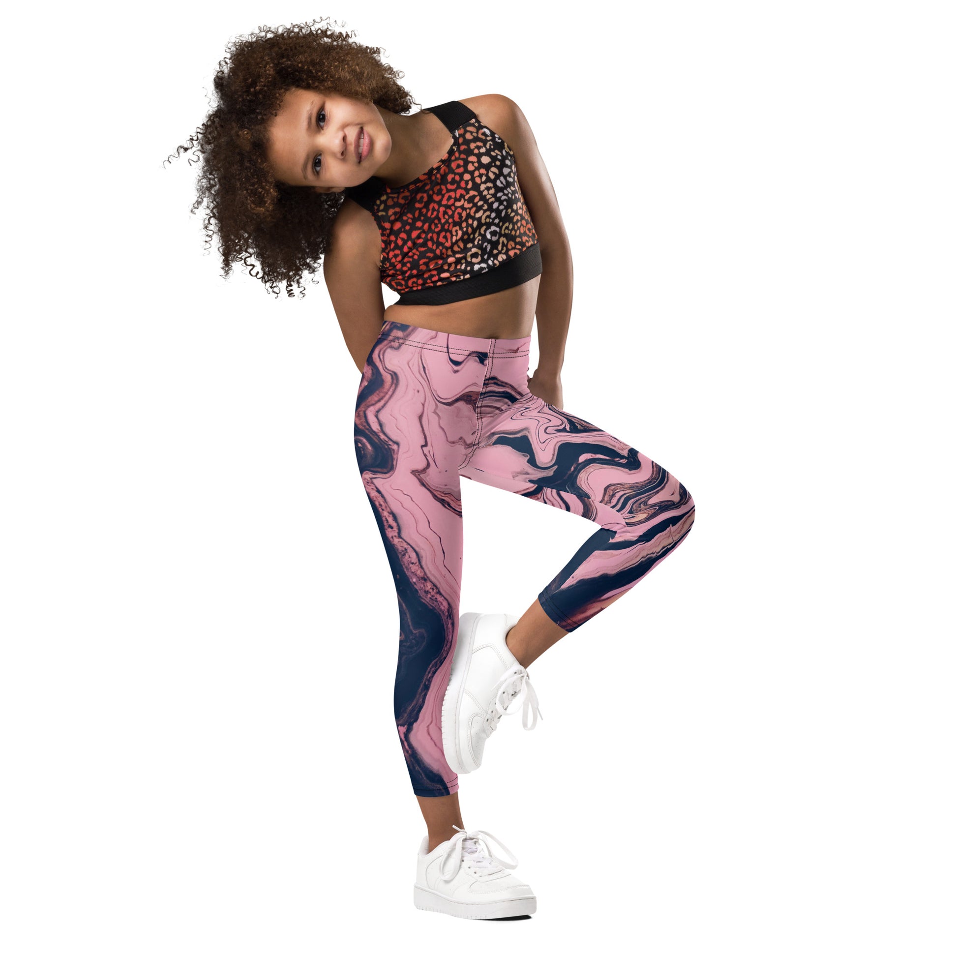 Azure Twilight Girl's Leggings - FLAKOUT