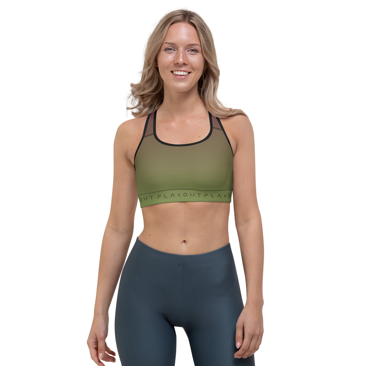 Rich Earth Women's Sports Performance Bra - FLAKOUT