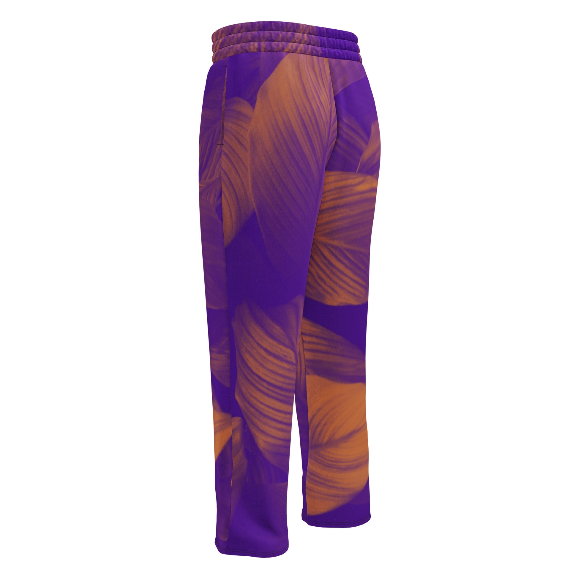 Sabre Violet Unisex Wide-leg Recycled Joggers - FLAKOUT