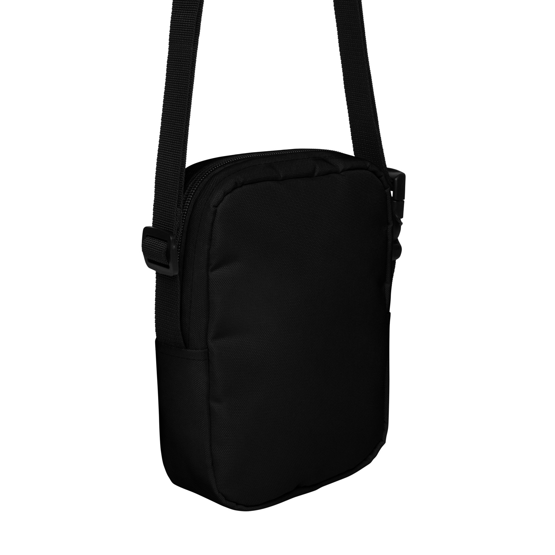 Unisex Water-resistant Crossbody Bag - Black - FLAKOUT