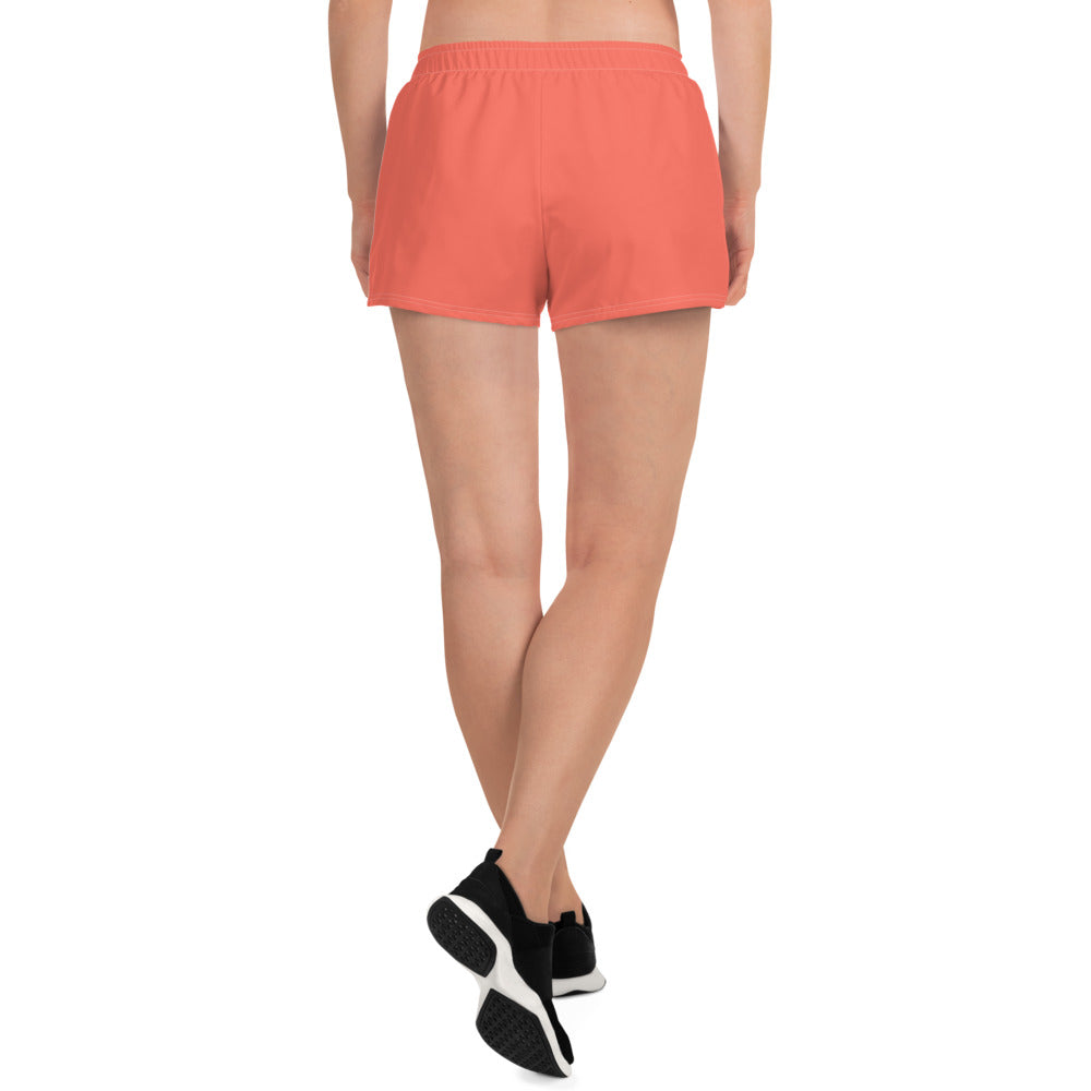 FLAKOUT Sport Coral Crush Women’s Recycled Athletic Shorts - FLAKOUT