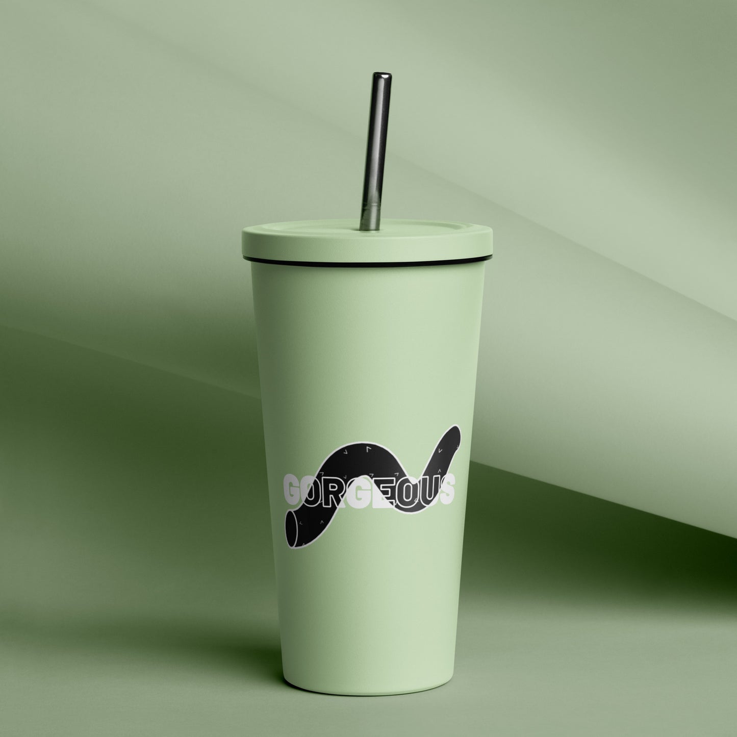 Gorgeous Opulent Allure Insulated Tumbler With A Straw - FLAKOUT