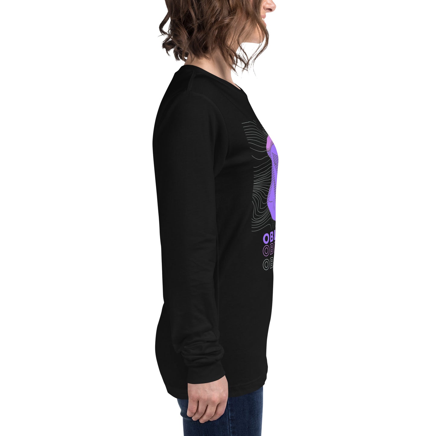 Violet Veil Of Oblivion Long Sleeve Tee - FLAKOUT