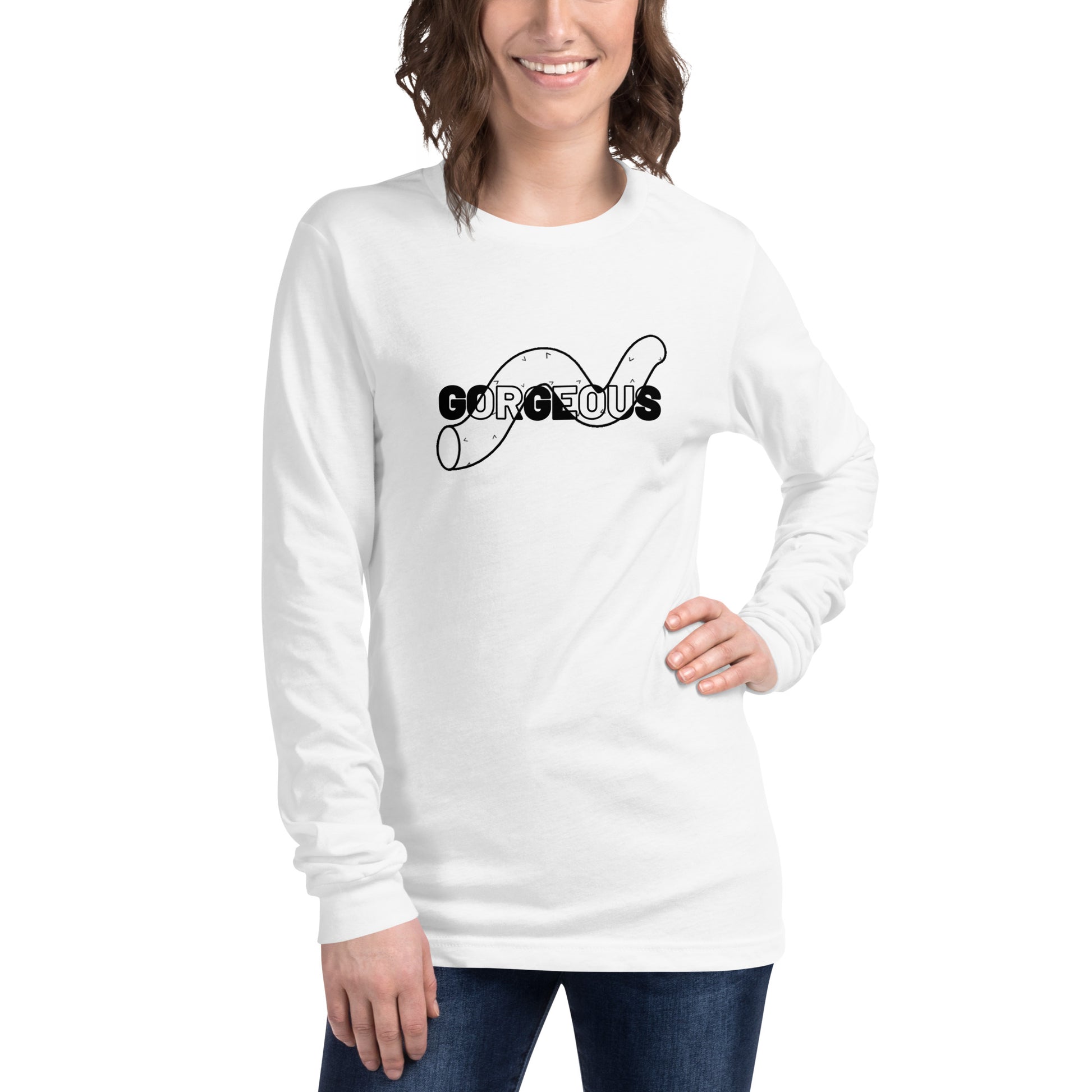 Gorgeous Opulent Allure Long Sleeve Tee - FLAKOUT