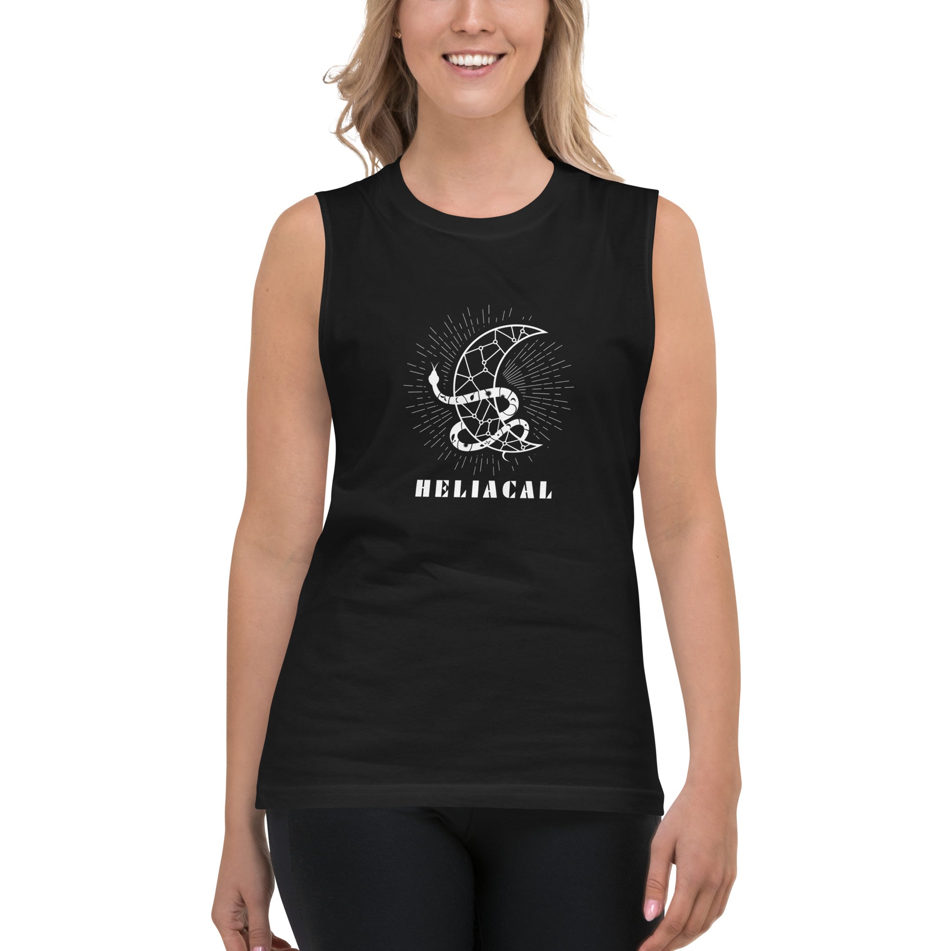 Celestial Heliacal Glow Muscle Shirt - FLAKOUT