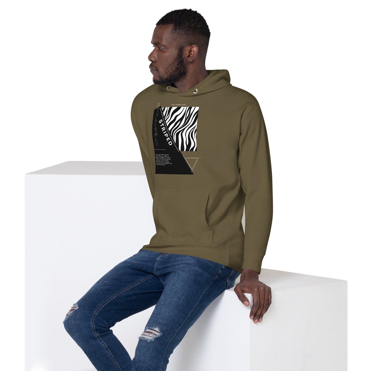 The Zebra Art Unisex Hoodie - FLAKOUT