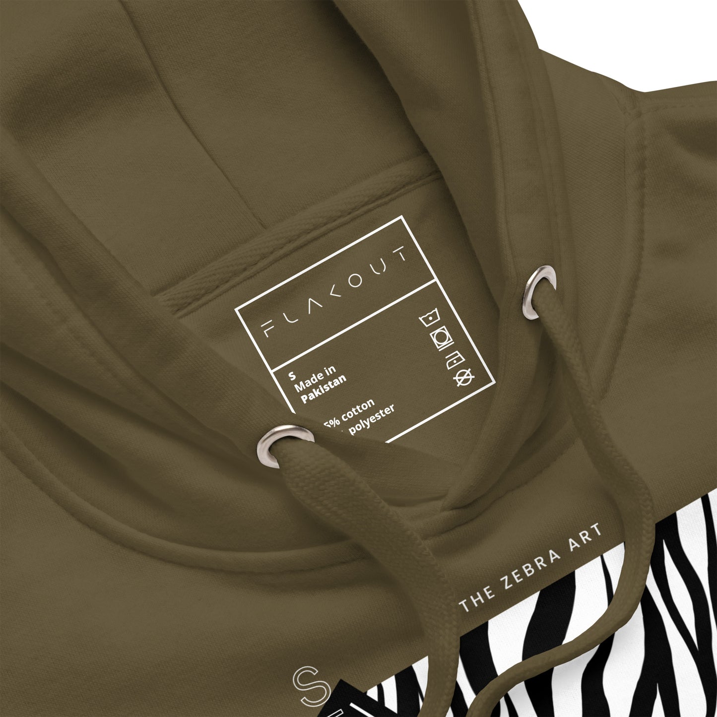 The Zebra Art Unisex Hoodie - FLAKOUT