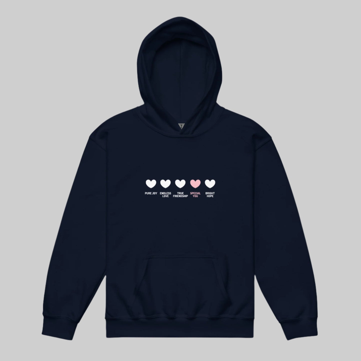 4 Hearts Girl's Snug Blend Hoodie - FLAKOUT