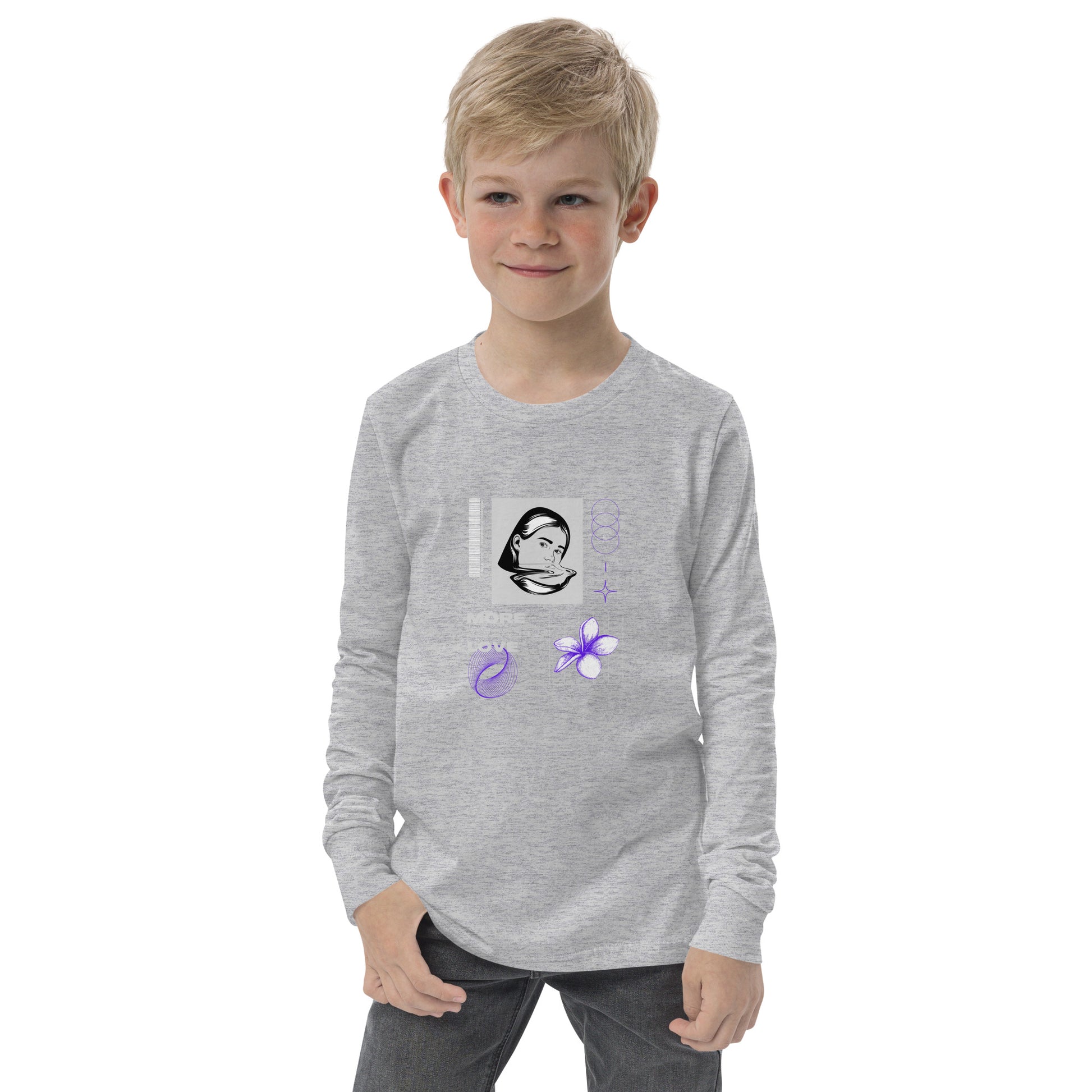 Nurture Yourself Love Yourself More Kid's Long Sleeve Shirt - FLAKOUT