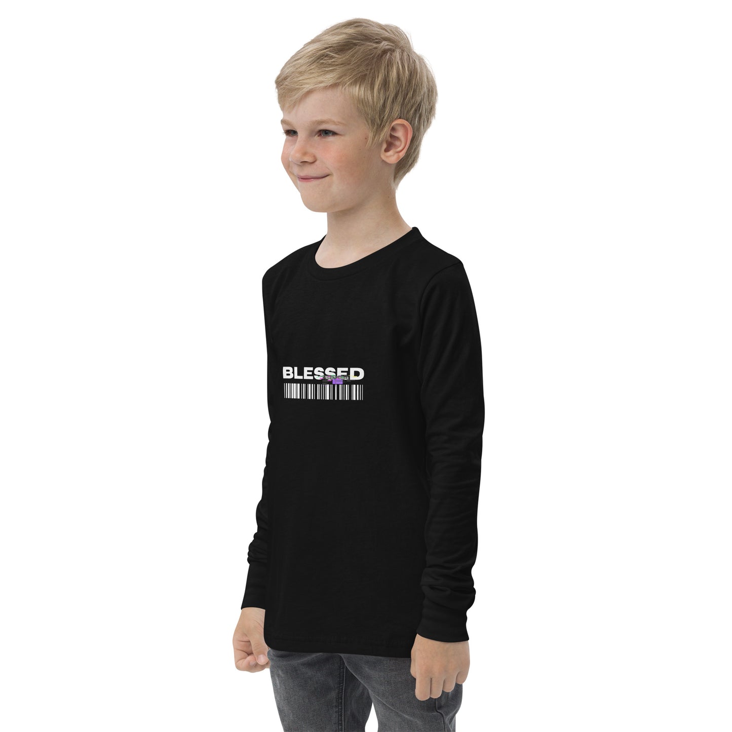 Divine Grace Blessed Kid's Long Sleeve Shirt - FLAKOUT