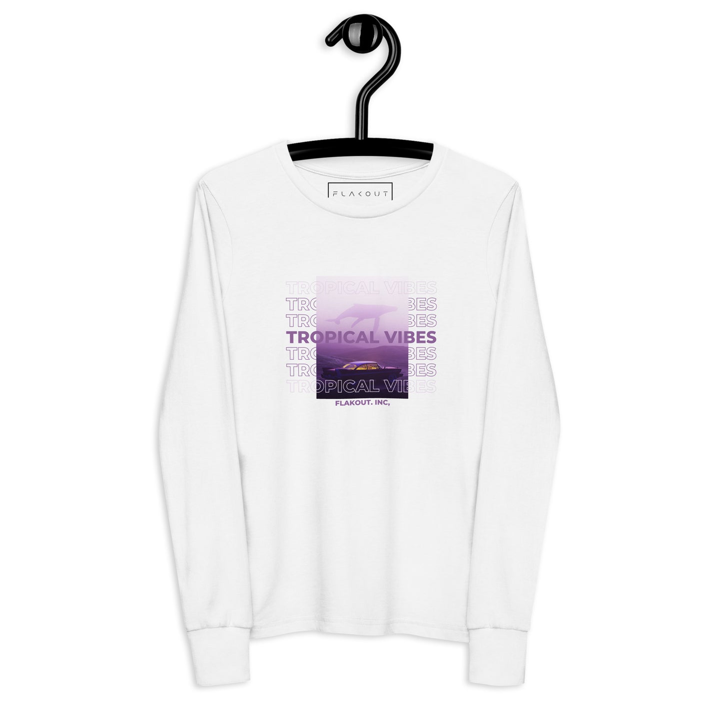 Tropical Vibes Odyssey Youth Long Sleeve Tee - FLAKOUT