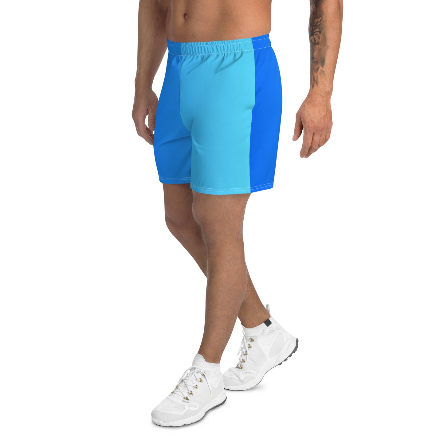 Breezy Azure Men's Swim - Athletic Shorts - FLAKOUT